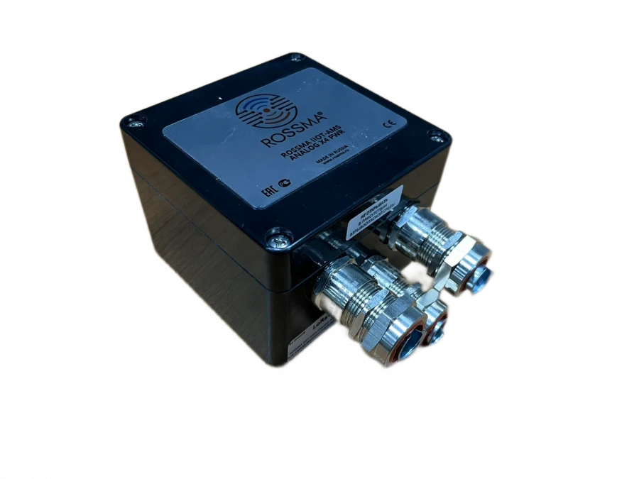 Wireless Data Measurement and Switching Device ROSSMA IIOT-AMS ANALOG X4 PWR Ex