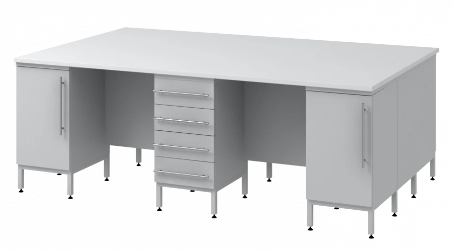 High Island Table with Support Columns 2400 SOTL