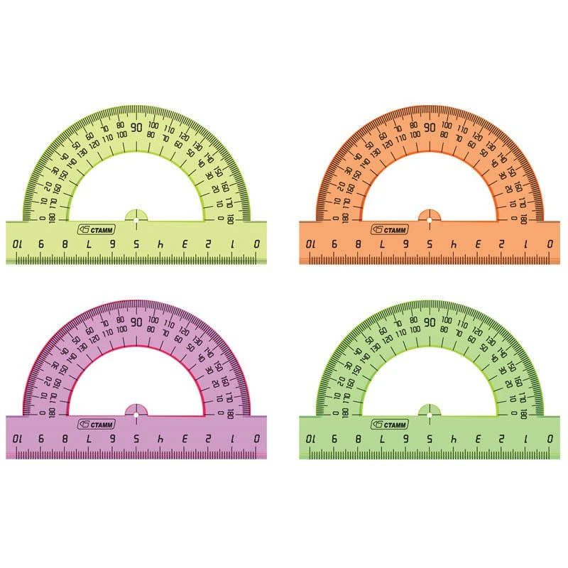 Plastic Protractor 180° STAMM