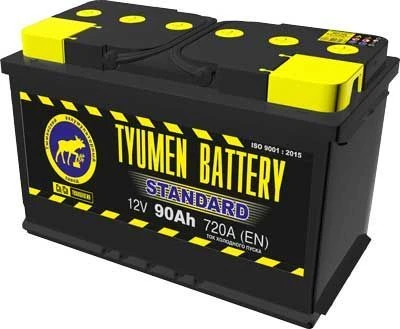 Lead Starter Battery TYUMEN BATTERY 6СТ-90L STANDARD