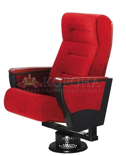 Concert Hall Chair with High-Density Polyurethane Seat and Backrest