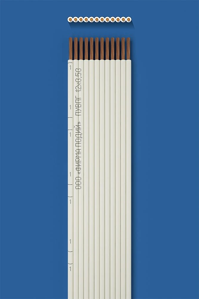 Flat Installation Wire PUVPG 12x0.50