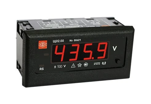 Compact Digital Ammeter and Voltmeter for DC Measurements - Model Щ02.00