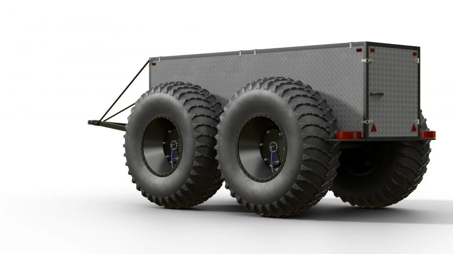 Burлак P-02.041 Cargo Trailer for Freight Transport