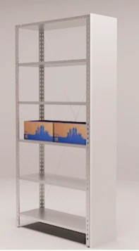 جانب رف مستودع 400 مم، علامة "إم إس أثاث