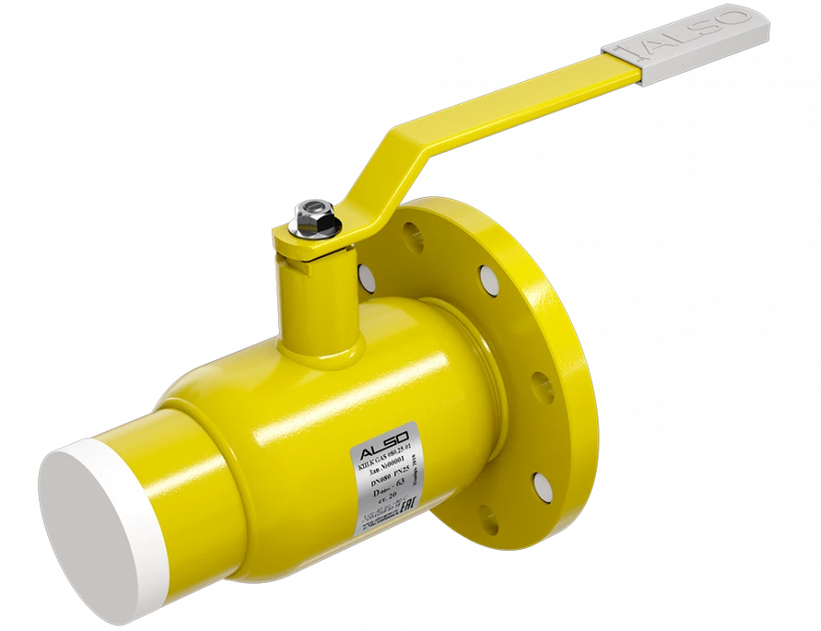 Full-Welded Steel Ball Valve ALSO Series GAS DN80 PN16