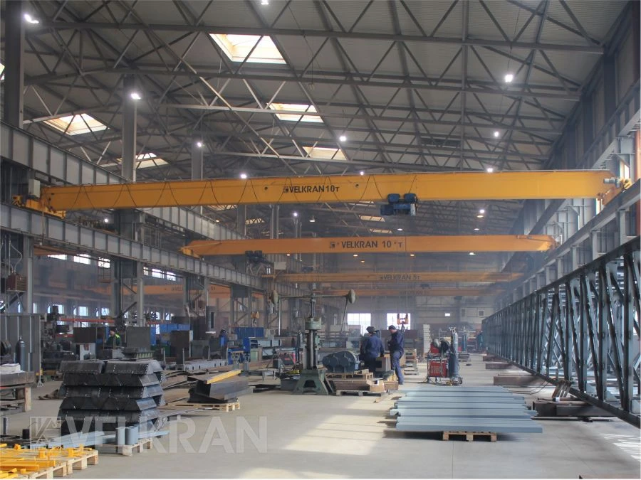 Electric Single-Girder Overhead Crane for Construction