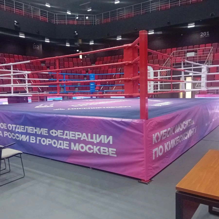 Boxing Ring on Platform for Training and Competitions