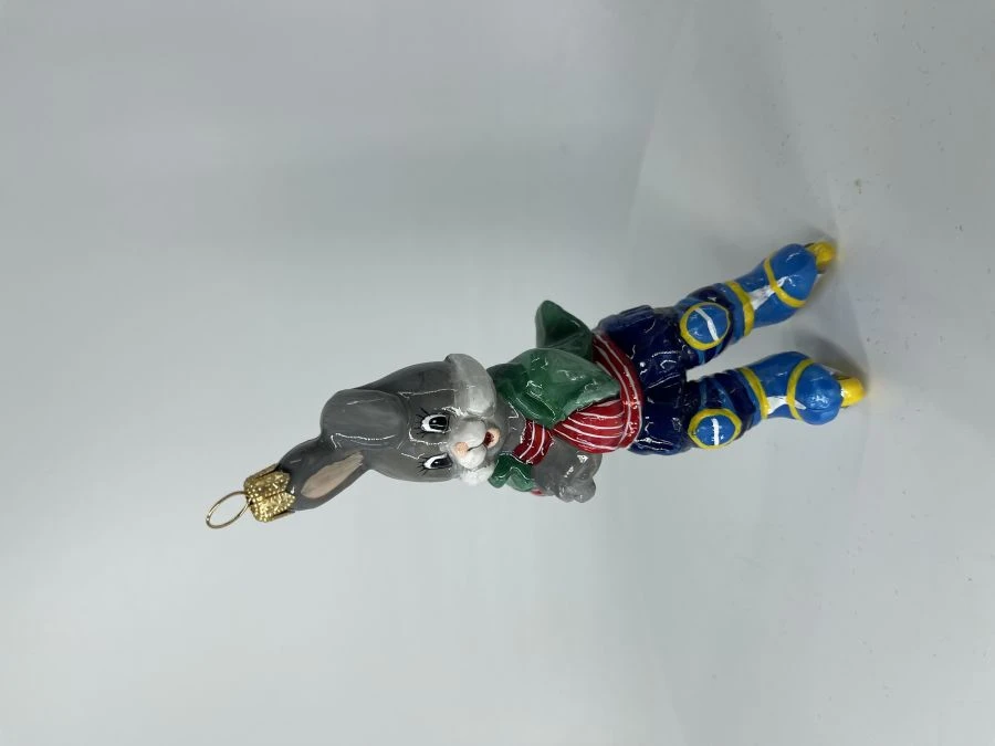 Handcrafted Glass Christmas Ornament "Stepashka