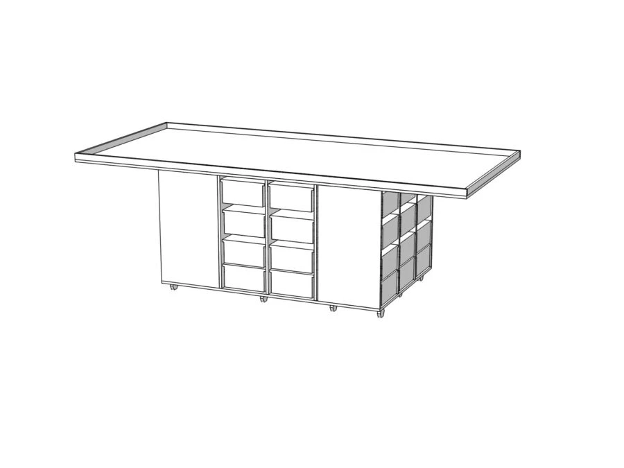 Robotics Competition Table by Edelwood