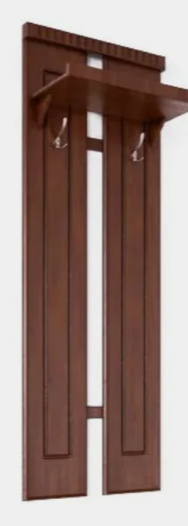 Veneered Chipboard Panel with Hooks