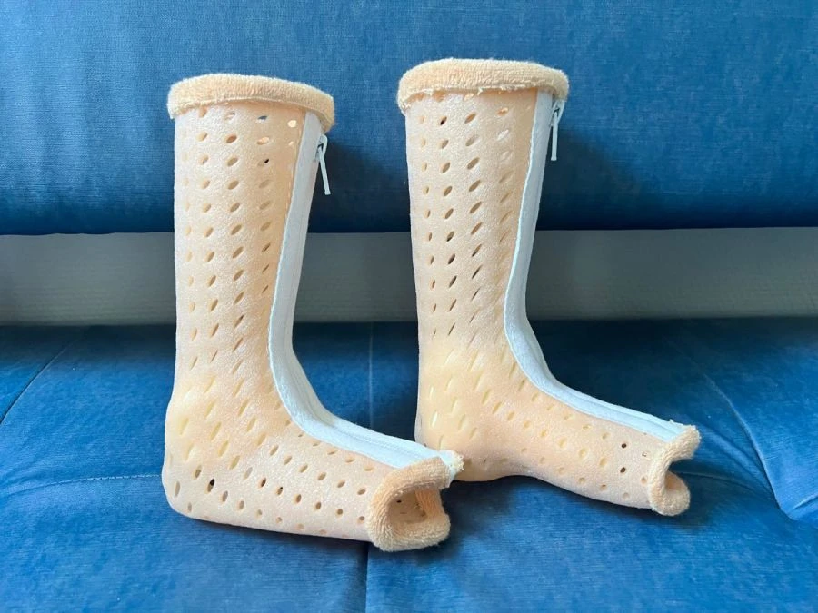 Cosmetic Shin Brace for Restoration