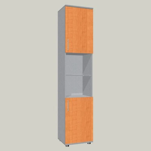 Document Storage Cabinet with Two Open Shelves Model SHU-6