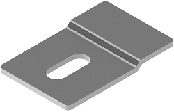 مثبت كابل الدعم الجانبي KU-FX 40x60 مم، فولاذ 2.0-2.5 مم