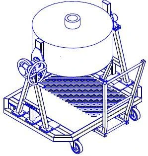 Rotor Transport Trolley TVD TG-Spec1 RT-PM