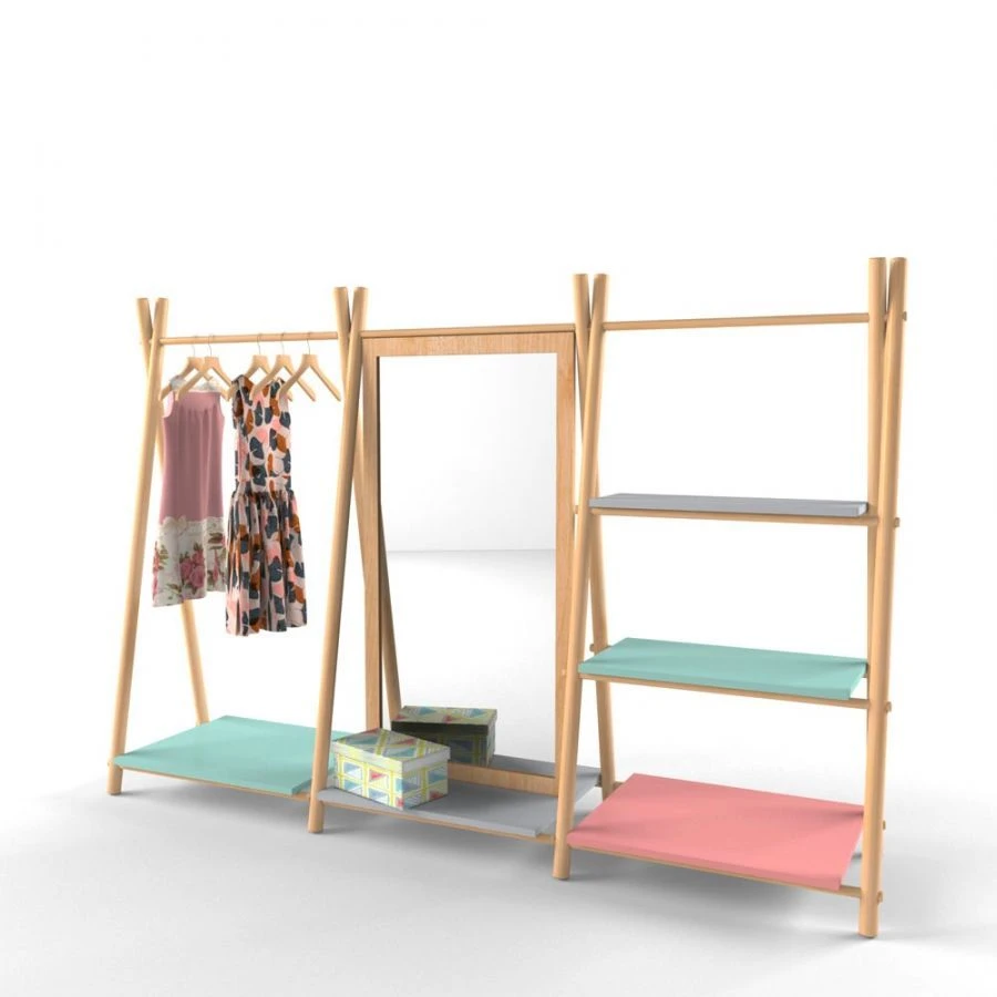 رف خزانة اللعب على الطراز الاسكندنافي للأطفال 56017-001