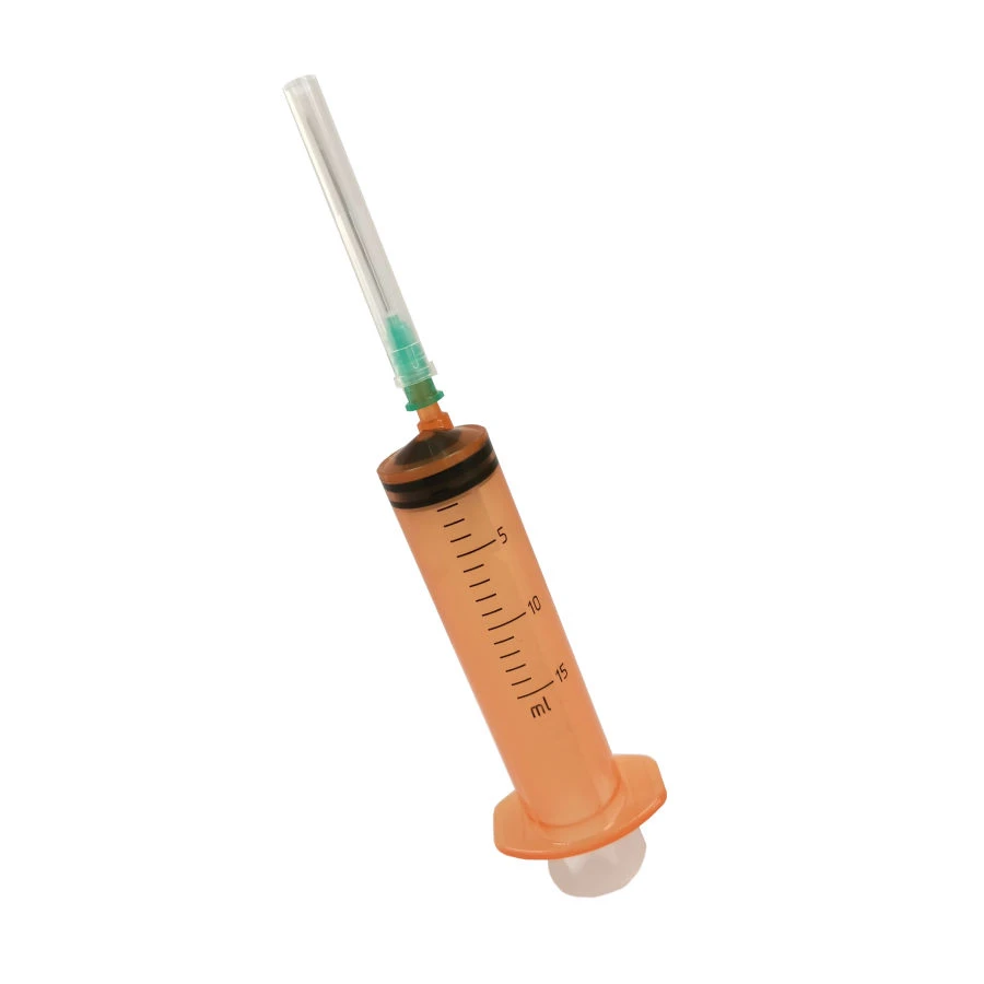 15 ml Sterile Single-Use Luer Tip Injection Syringe with Needle