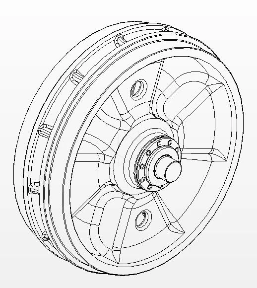 عجلة توتر بديلة لأنظمة البلدوزر T-40 وT-45 4001-21-143СБ