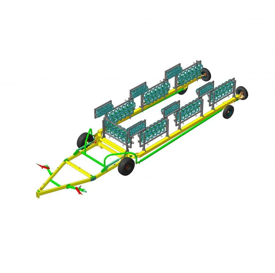 Universal Soil Cultivator with Ring-Spiked Rollers UPA-KKSH-15