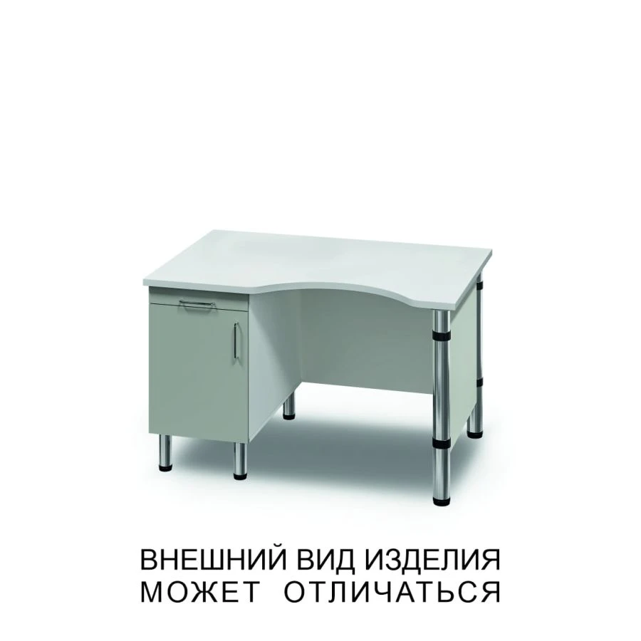 Microscope Workbench with Swing Door, Drawer Shelf, and Screen