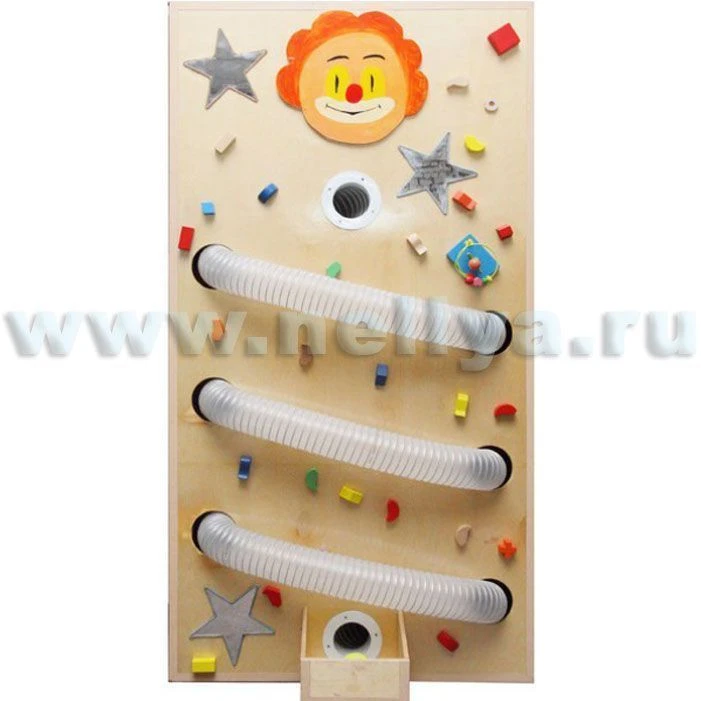 Tactile Panel with Tubes for Rolling Balls "Nellia