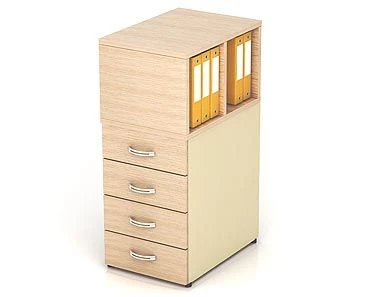 Modern Series K14 Side Cabinet with Top Unit