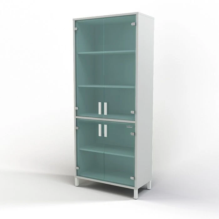 Document Cabinet with Glass - Model SHD-3 by Edelwood