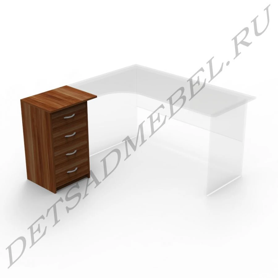 خزانة جانبية متحركة M5.18 مع 4 أدراج