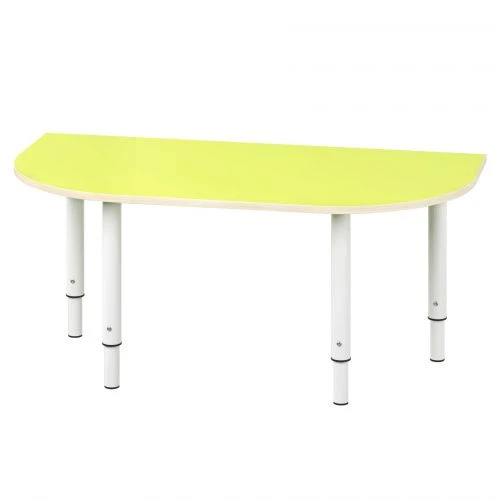 Adjustable Round Children's Table for Two № 1-3