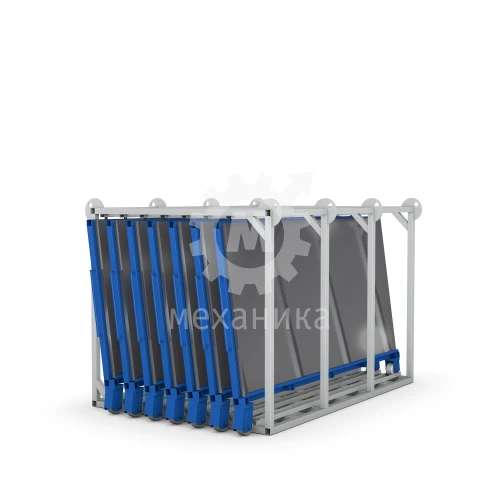 Vertical Sheet Metal Storage Rack Series 16103