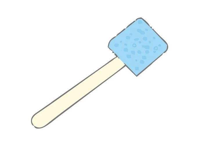 Disposable Sterile Foam Medical Swab (Small)