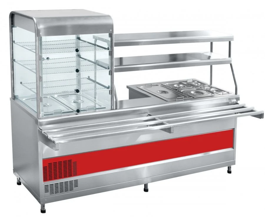 Universal Refrigerated Showcase Counter PVCМ-70KMU Left