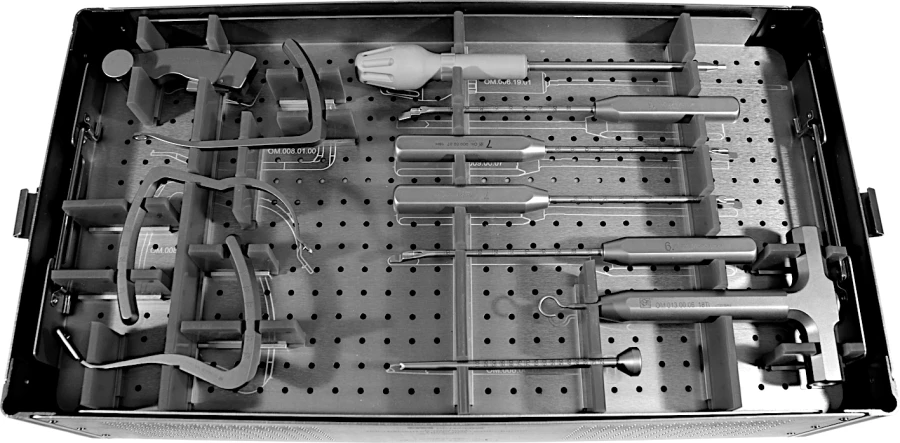 حاوية لتعقيم الأدوات، رقم الطراز OM.006.00.00