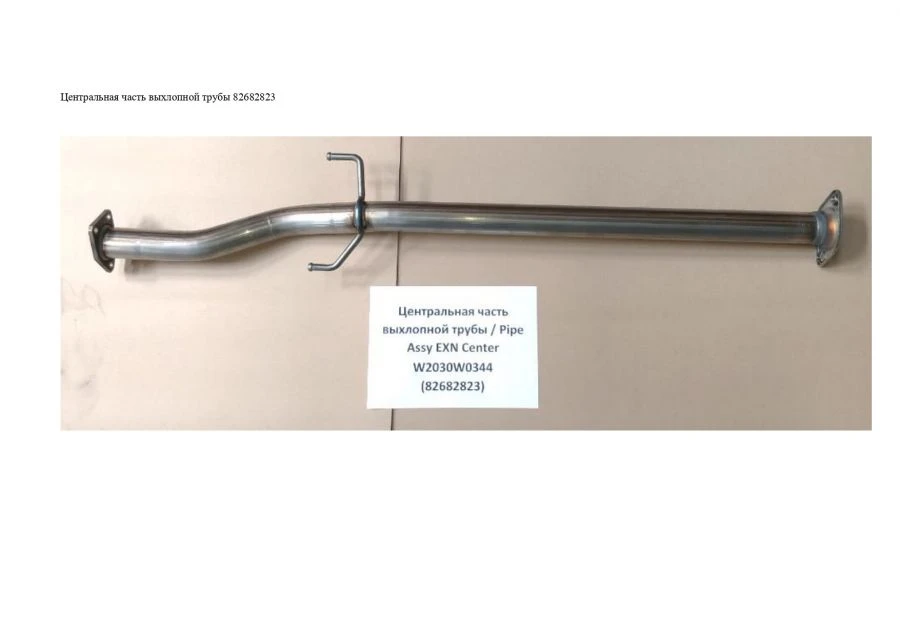Exhaust Pipe Central Part W2030W0344 (82682823)