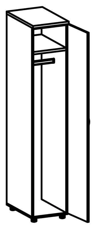 Deep Clothing Wardrobe 9119 "Brooklyn" Series