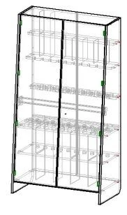 Weapon Display Pyramid - Custom Design