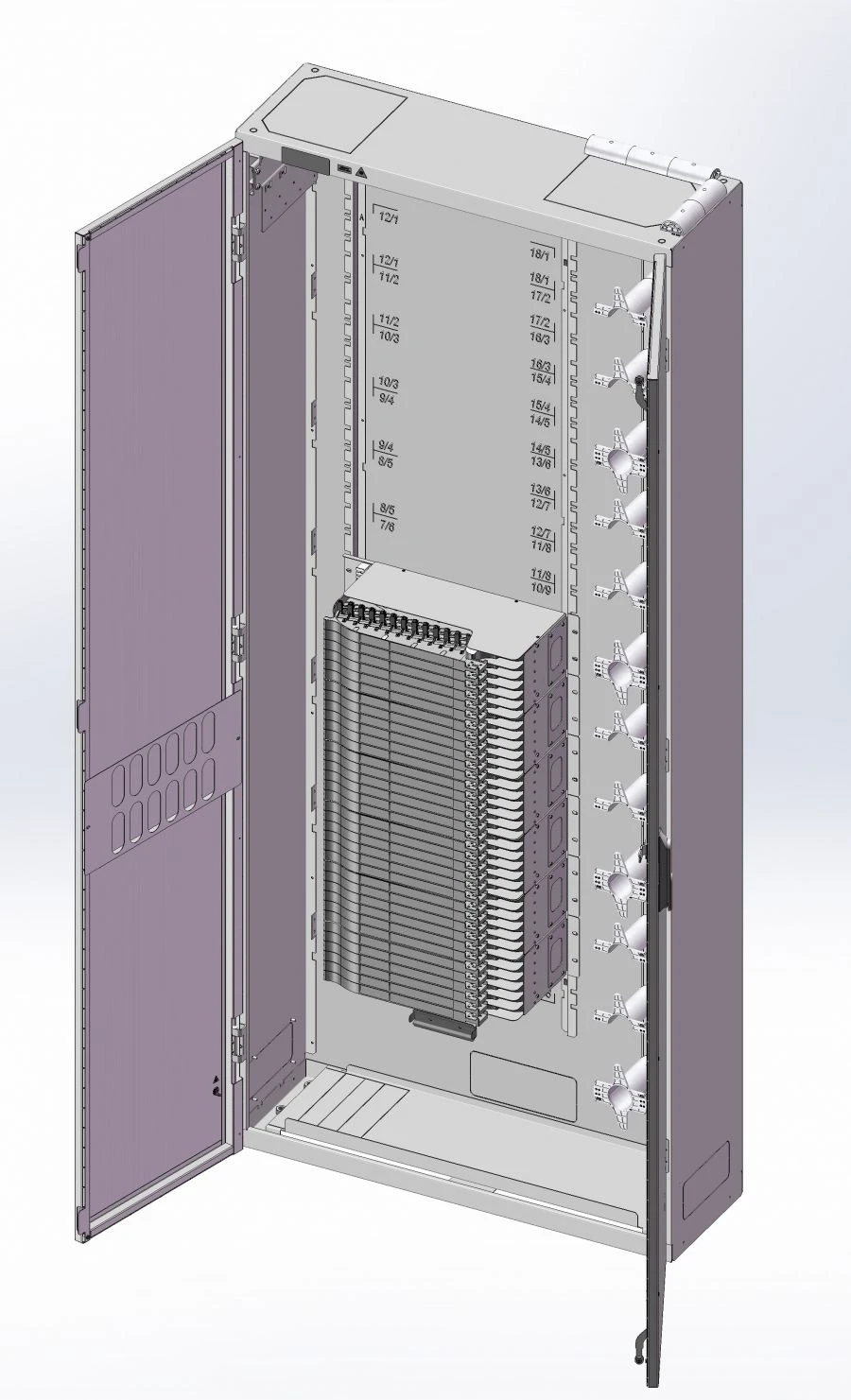 Optical Cable Distribution and Termination Cabinet VOKS-FP