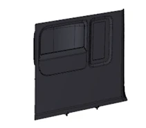 Right Side Trunk Interior Trim Panel GARNITURE LAT D COFFRE AR 96833541ZD