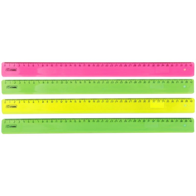 Plastic Ruler 40cm STAMM
