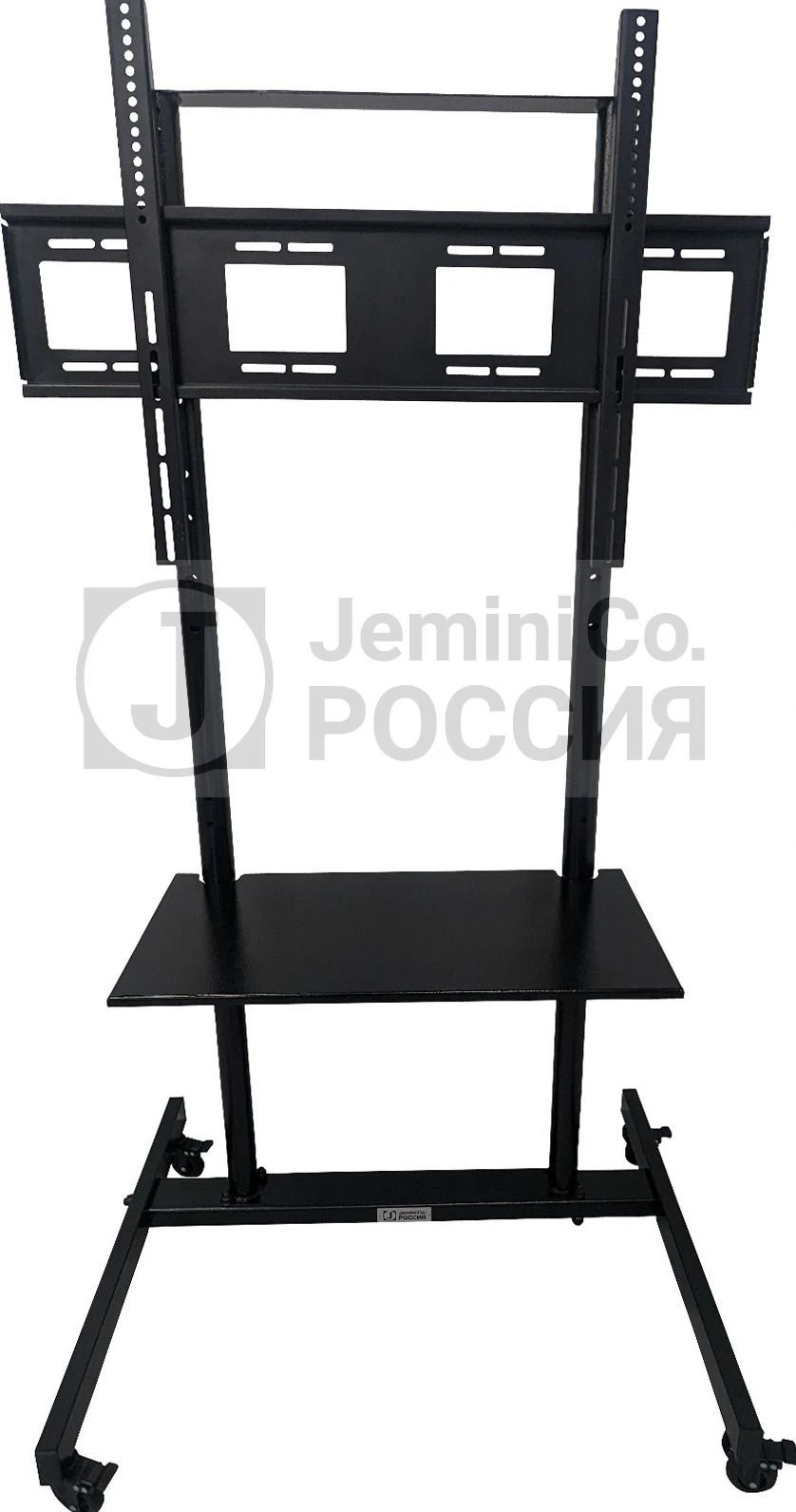 Mobile Presentation Equipment Stand for Screens up to 75 inches - JeminiCo ST-01-75