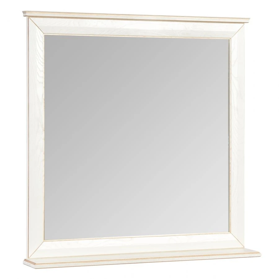 Beatrice Rectangular Mirror in Ivory with Patina 1A191802BEM601.A191.8.02B.EM6.0