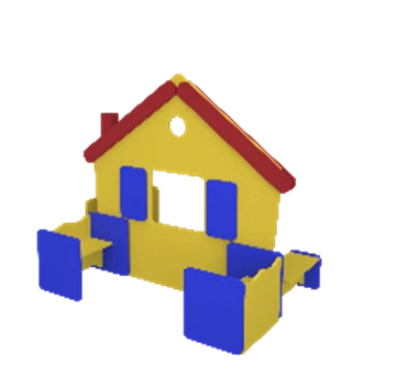 Decorative Children's Play Corner "On the Bench" Dm654