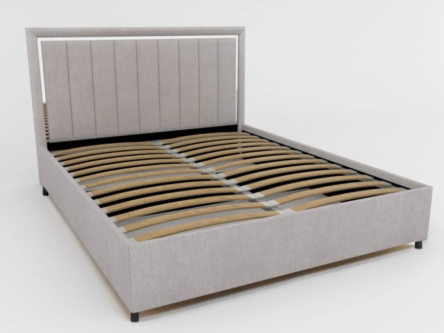 سرير مزدوج مع رأس سرير ناعم "فيفالدي ZDRK-5