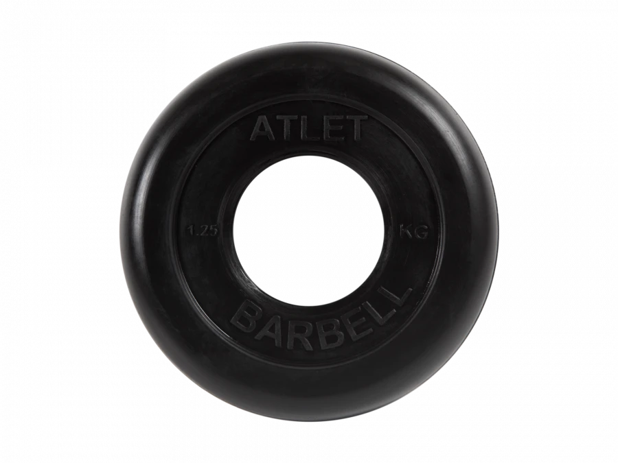 قرص وزني مطاطي "أتلتي"، 51 مم، 1.25 كجم موديل MB-AtletB51-1.25