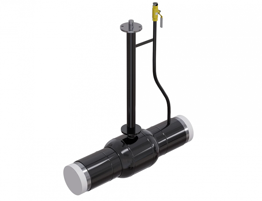 Full-Welded Steel Ball Valve ALSO Series GAS with Extended Stem