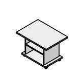 طاولة قهوة مكتبية مجموعة "غاما