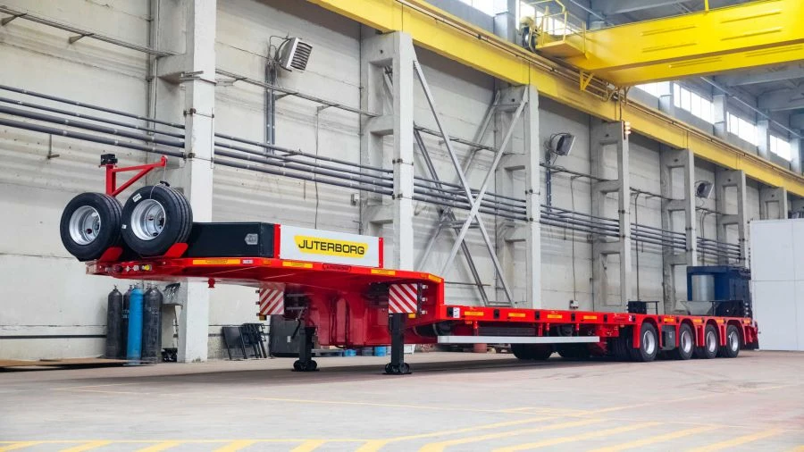 مقطورة نصفية متخصصة للأحمال الثقيلة 98524 (نسخ معدنية)