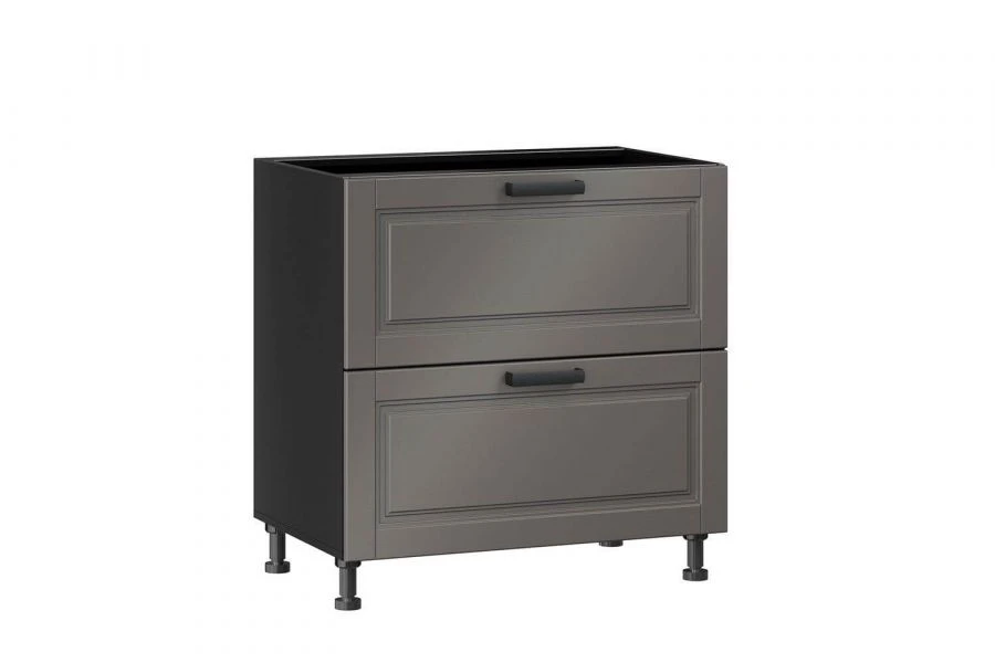 Kitchen Cabinet with 2 Drawers, Type 4 LD.270150.000 (Black)
