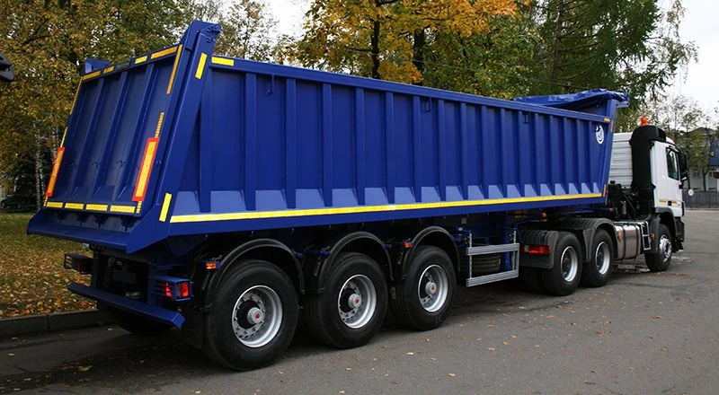 Two-Axle Dump Semi-Trailer for Bulk Materials 9407-0000010-N22