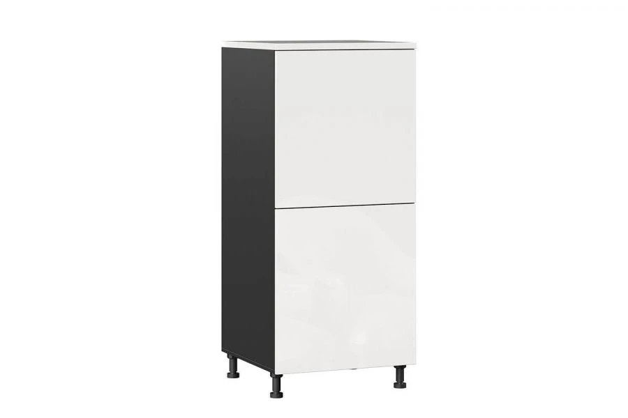 Sherwood High Cabinet Facade 600 (Set) - Glossy White/Black